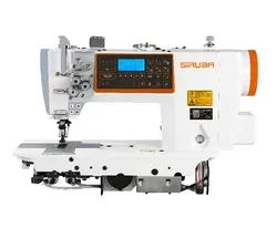 صنعتی سیروبا دو سوزن دو ماکو چرخ